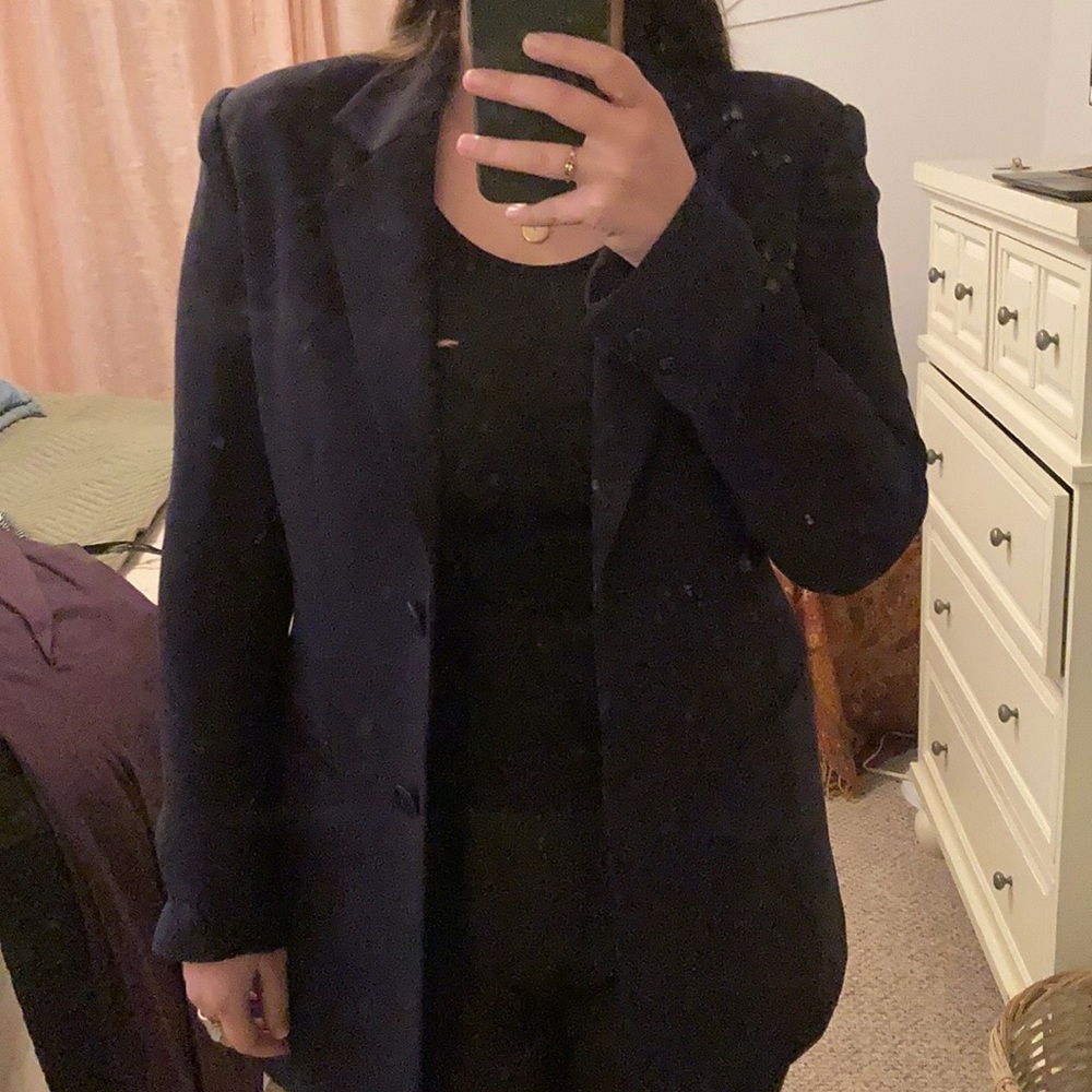 Long black blazer